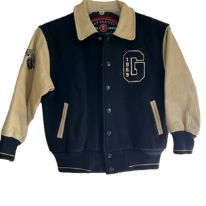 Vintage Gap Varsity Team 1969 Conference Champ Jacket Letterman Wool Kids Small